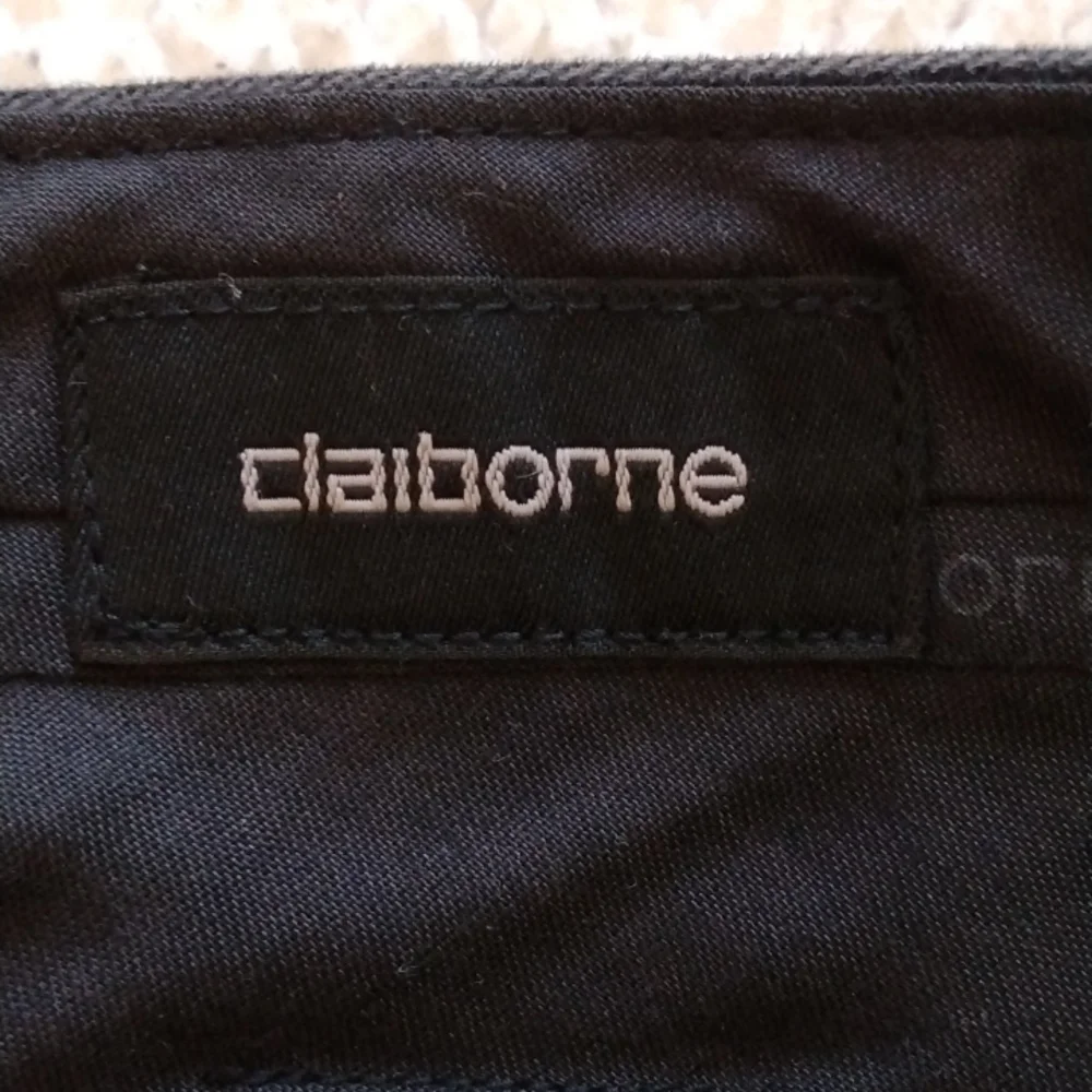 Claiborne Charcoal Gray Corduroy Pants 37 - 32.5
